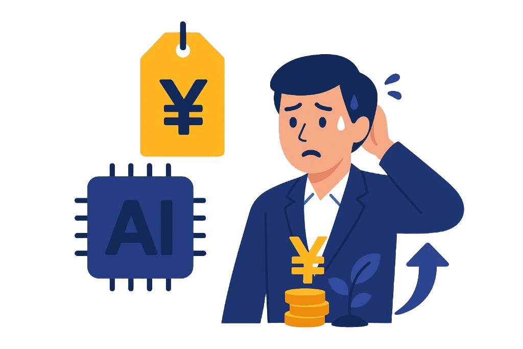 AI導入には高額な費用がかかるのではないかと不安。